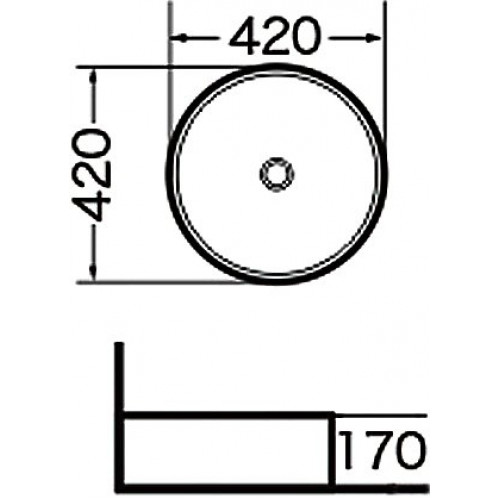 Grossman Тумба с раковиной Флай 70 GR-3014 дуб сонома/белая