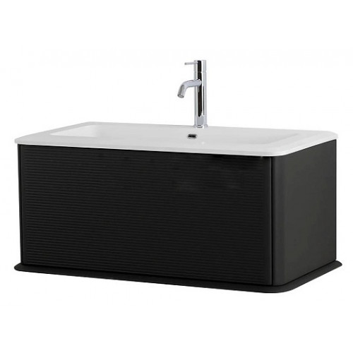 Cezares Тумба с раковиной Idra 100 55807 nero opaco раковина 50264