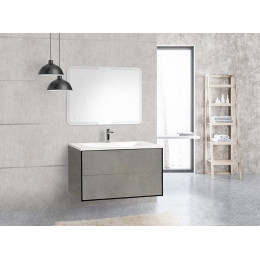 Cezares Тумба с раковиной Premier-HPL 100 Cemento Struttura
