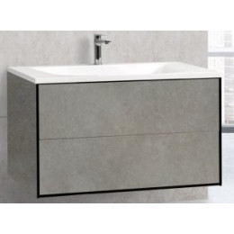 Cezares Тумба с раковиной Premier-HPL 100 Cemento Struttura