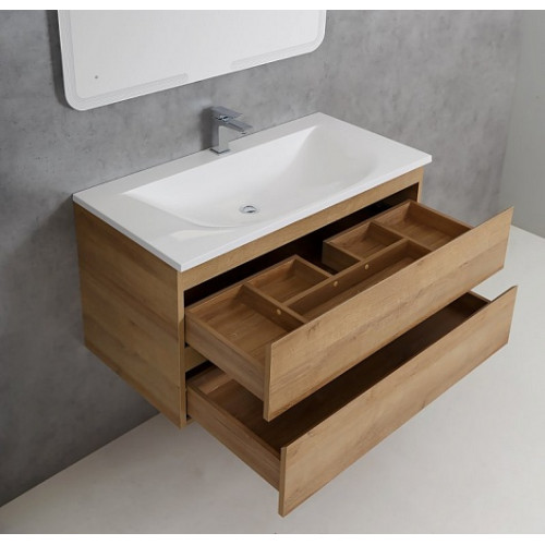 Cezares Тумба с раковиной MOLVENO 100 Rovere Rivera