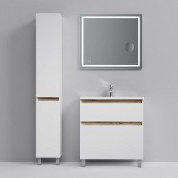 Am.Pm Тумба с раковиной X-Joy 80 белый глянец, напольная