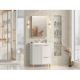 Brevita Тумба с раковиной Risacca Crema 70 серая
