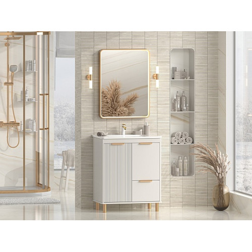 Brevita Тумба с раковиной Risacca Crema 70 серая