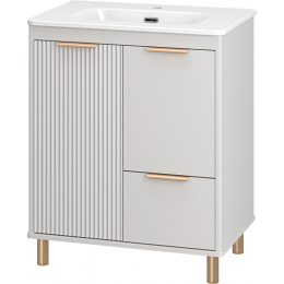 Brevita Тумба с раковиной Risacca Crema 70 серая