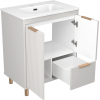 Brevita Тумба с раковиной Risacca Crema 70 серая
