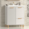 Brevita Тумба с раковиной Risacca Crema 70 серая