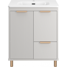 Brevita Тумба с раковиной Risacca Crema 70 серая