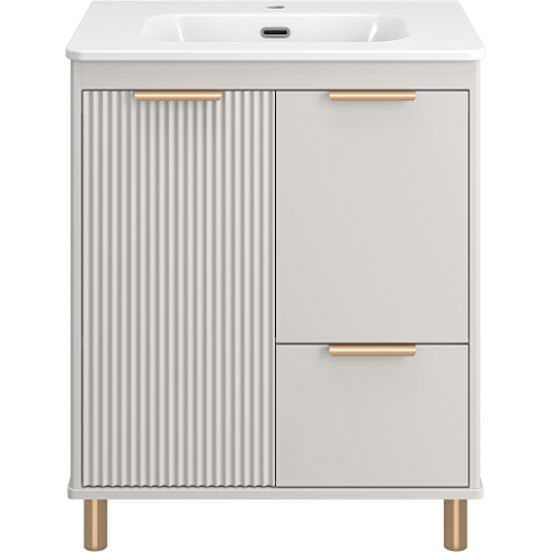 Brevita Тумба с раковиной Risacca Crema 70 серая
