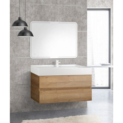 Cezares Тумба с раковиной MOLVENO 46-100 Rovere Rivera