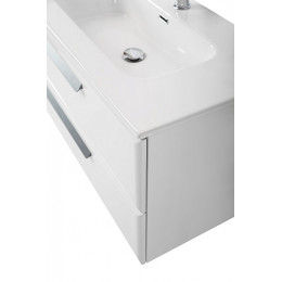 Cezares Тумба с раковиной Eco Cer-N 120 R bianco lucido CZR-8095-120-R ручки серые