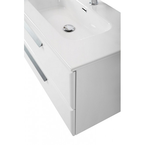 Cezares Тумба с раковиной Eco Cer-N 120 R bianco lucido CZR-8095-120-R ручки серые