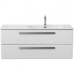 Cezares Тумба с раковиной Eco Cer-N 120 R bianco lucido CZR-8095-120-R ручки серые