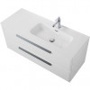 Cezares Тумба с раковиной Eco Cer-N 120 R bianco lucido CZR-8095-120-R ручки серые
