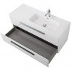 Cezares Тумба с раковиной Eco Cer-N 120 R bianco lucido CZR-8095-120-R ручки серые