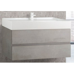 Cezares Тумба с раковиной MOLVENO 46-100 Beton