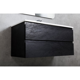 Cezares Тумба с раковиной MOLVENO 100 Nero
