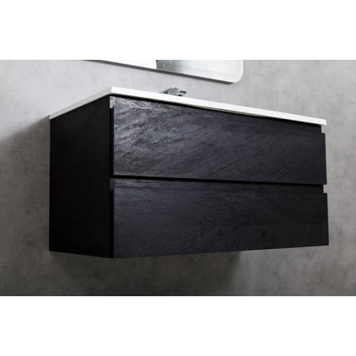 Cezares Тумба с раковиной MOLVENO 100 Nero