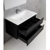 Cezares Тумба с раковиной MOLVENO 100 Nero