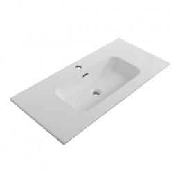 Cezares Тумба с раковиной Duet-N 100 подвесная Bianco Opaco с раковиной CZR-8095-100