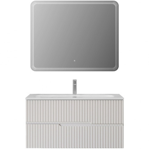 Cezares Тумба с раковиной Duet 100 подвесная CZR-8073-100 bianco lucido