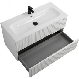 Cezares Тумба с раковиной Duet 100 подвесная CZR-8073-100 bianco lucido
