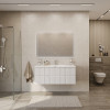 Cezares Тумба с раковиной Duet 120 подвесная CZR-8095-120 bianco lucido
