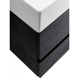 BelBagno Тумба с раковиной Molveno-46 80 подвесная nero