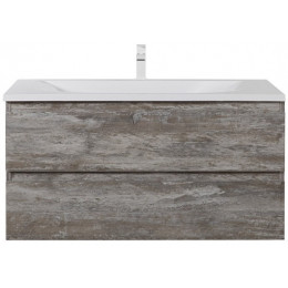 Cezares Тумба с раковиной MOLVENO 100 Legno Grigio