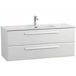 Cezares Тумба с раковиной Eco Cer-N 120 bianco lucido CZR-8095-120 ручки сатин
