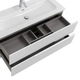 Cezares Тумба с раковиной Duet 120 подвесная CZR-8073-120 bianco lucido