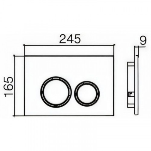 Приставной унитаз с бачком Weltwasser Amberg 404 / Gelbach 002 MT-BL / Amberg RD-MT CR 10000011784 черный матовый