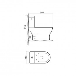 Унитаз-компакт Iddis Drum DRU2DSEi24 безободковый