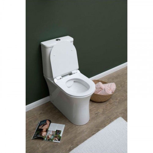 Чаша унитаза Aquanet Roll-C Rimless 210764 с сиденьем Soft Close Slimseat