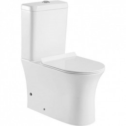 Чаша унитаза Aquanet Roll-C Rimless 210764 с сиденьем Soft Close Slimseat