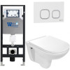 Подвесной унитаз с инсталляцией Weltwasser Amberg 506 / Baarbach 004 GL-WT / Amberg RD-WT 10000006770 белый глянец