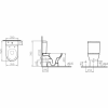 Напольный унитаз VitrA Integra Round Open-Back 9833B003-7206