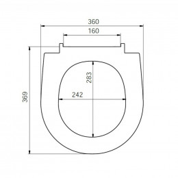 Сиденье для унитаза Iddis 142PPS0I31 Soft Close, белое