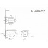 Унитаз приставной Aquanet Cetus 203344 BL-102N-FST белый