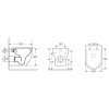 Унитаз подвесной OWL 1975 Wave Cirkel-H OWLT190801