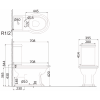 Унитаз-компакт Creo Dijon DI1002+DI1003+DI1001N белый