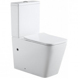 Чаша напольного унитаза Aquanet Rimless Tavr 2.0 C1 243542 с сидением Soft Close-SLIMSEAT