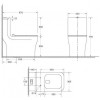 Унитаз-компакт WeltWasser Gelbach 001 GL-WT 10000009942 белый глянец