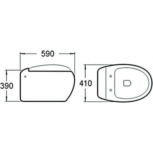 Унитаз подвесной SantiLine SL-5001