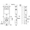 Подвесной унитаз с инсталляцией WeltWasser Marberg 410 / Rotbach 004 GL-WT / MAR 410 RD-CR 10000006497 белый глянцевый