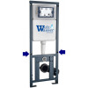 Подвесной унитаз с инсталляцией WeltWasser Marberg 410 / Odenbach 004 GL-WT / MAR 410 RD-CR 10000006492 белый глянцевый