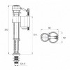 Клапан впускной Iddis F012400-0007 с нижним подводом воды