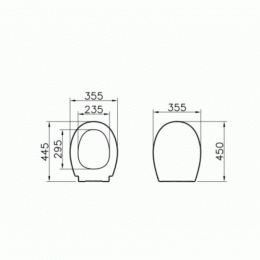Крышка-сиденье VitrA S20 84-003-019 с микролифтом белый