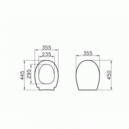 Крышка-сиденье VitrA S20 84-003-019 с микролифтом белый