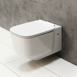 Сиденье для унитаза BelBagno Vaso BB127SC с микролифтом белый